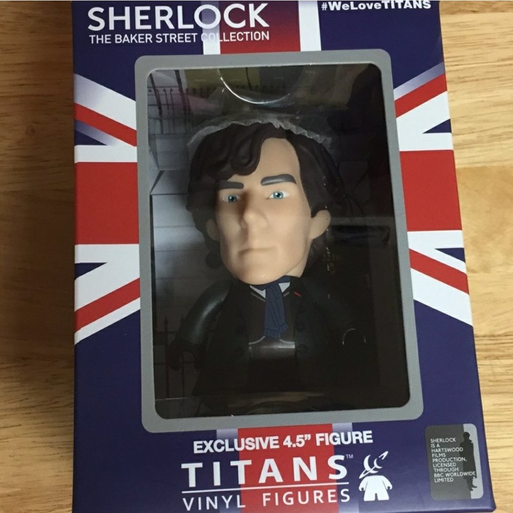 NWT- Sherlock - Titans Vinyl 4.5' Figure - Baker Street Collection